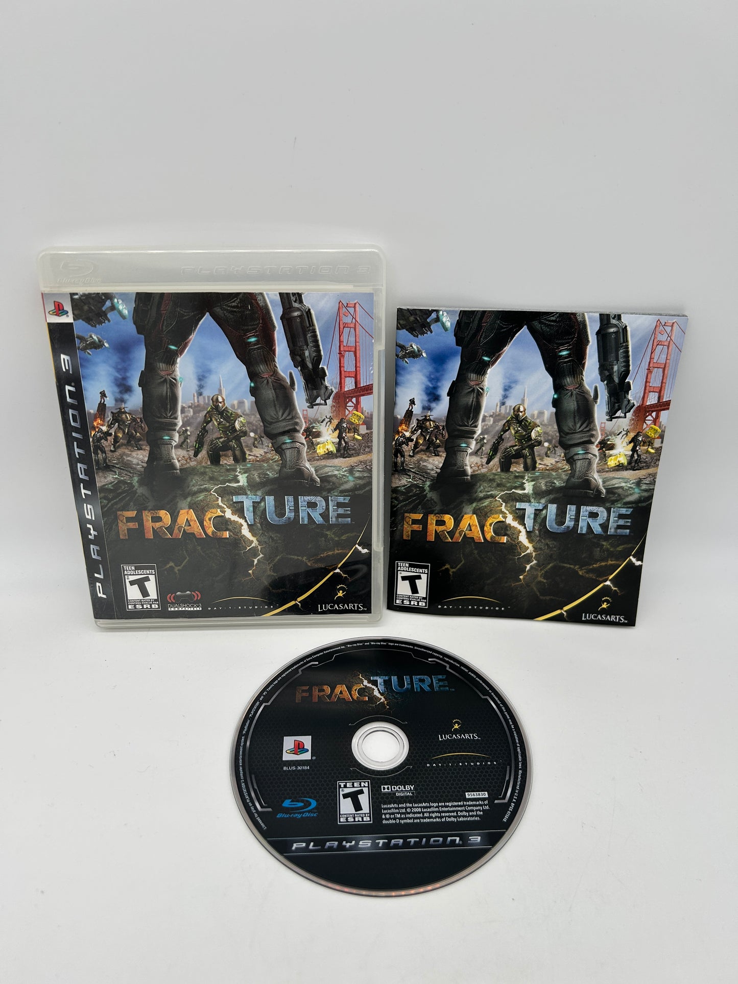 PiXEL-RETRO.COM : SONY PLAYSTATION 3 (PS3) COMPLET CIB BOX MANUAL GAME NTSC FRACTURE