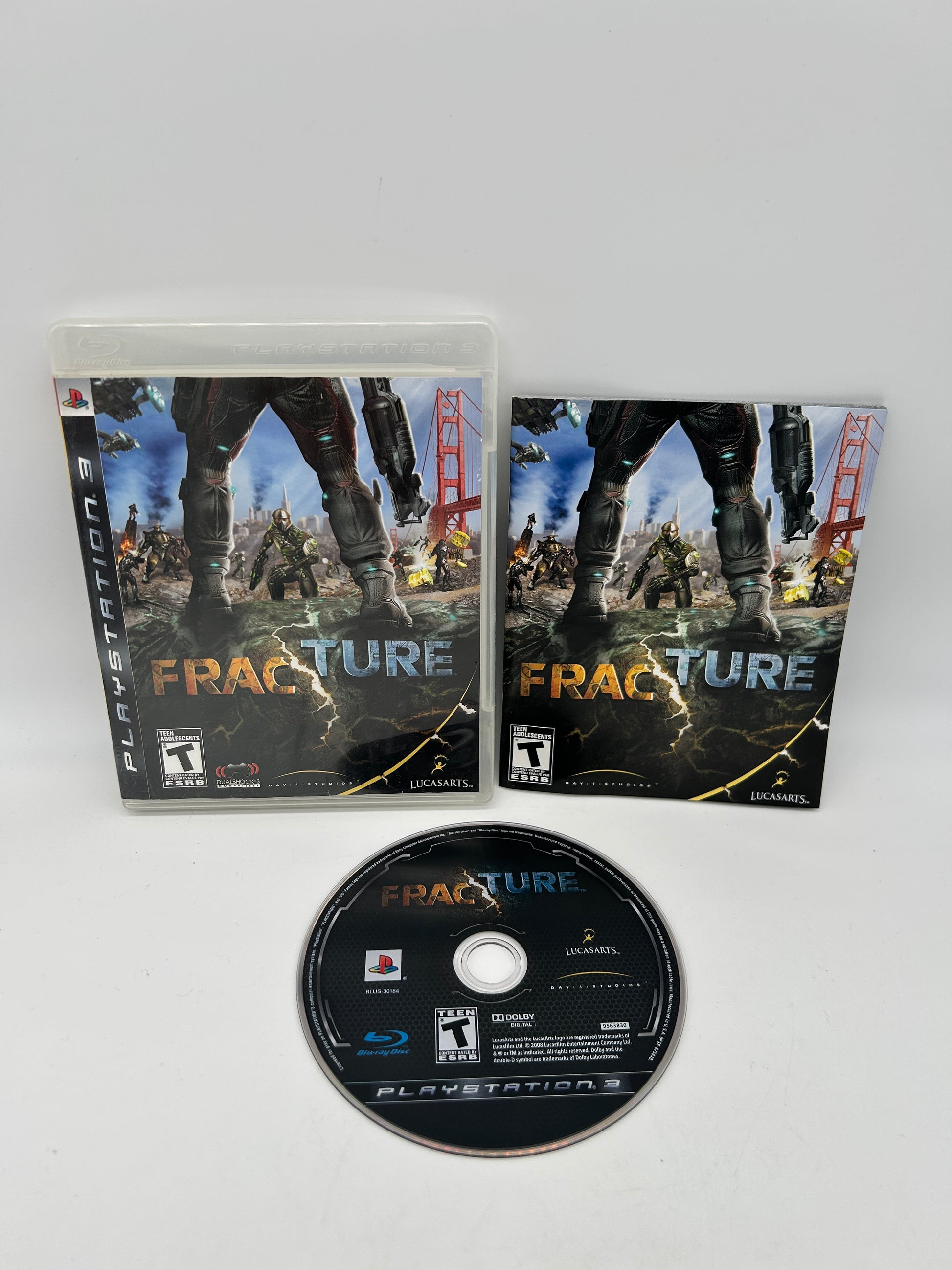 PiXEL-RETRO.COM : SONY PLAYSTATION 3 (PS3) COMPLET CIB BOX MANUAL GAME NTSC FRACTURE