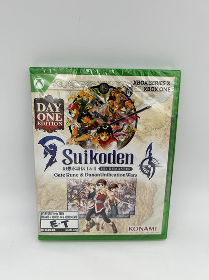 PiXEL-RETRO.COM : MICROSOFT XBOX SERIES X ONE CIB COMPLETE IN BOX MANUAL GAME NTSC SUIKODEN I & II HD REMASTER GATE RUNE & DUNAN UNIFICATION WARS