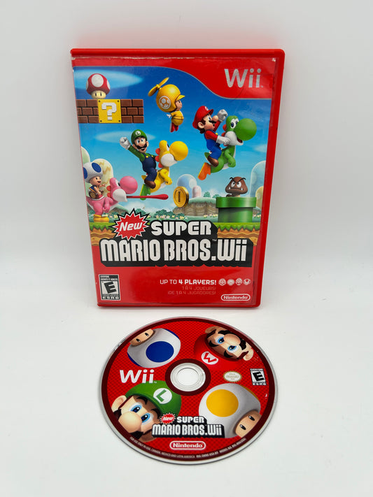 PiXEL-RETRO.COM : NINTENDO WII COMPLET CIB BOX MANUAL GAME NTSC NEW SUPER MARIO BROS. WII