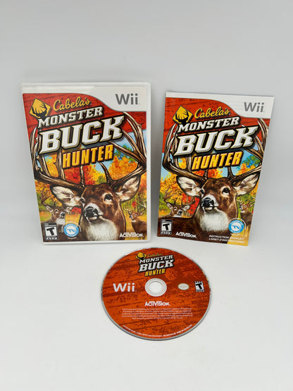 PiXEL-RETRO.COM : NINTENDO WII COMPLET CIB BOX MANUAL GAME NTSC CABELA'S BUCK HUNTER