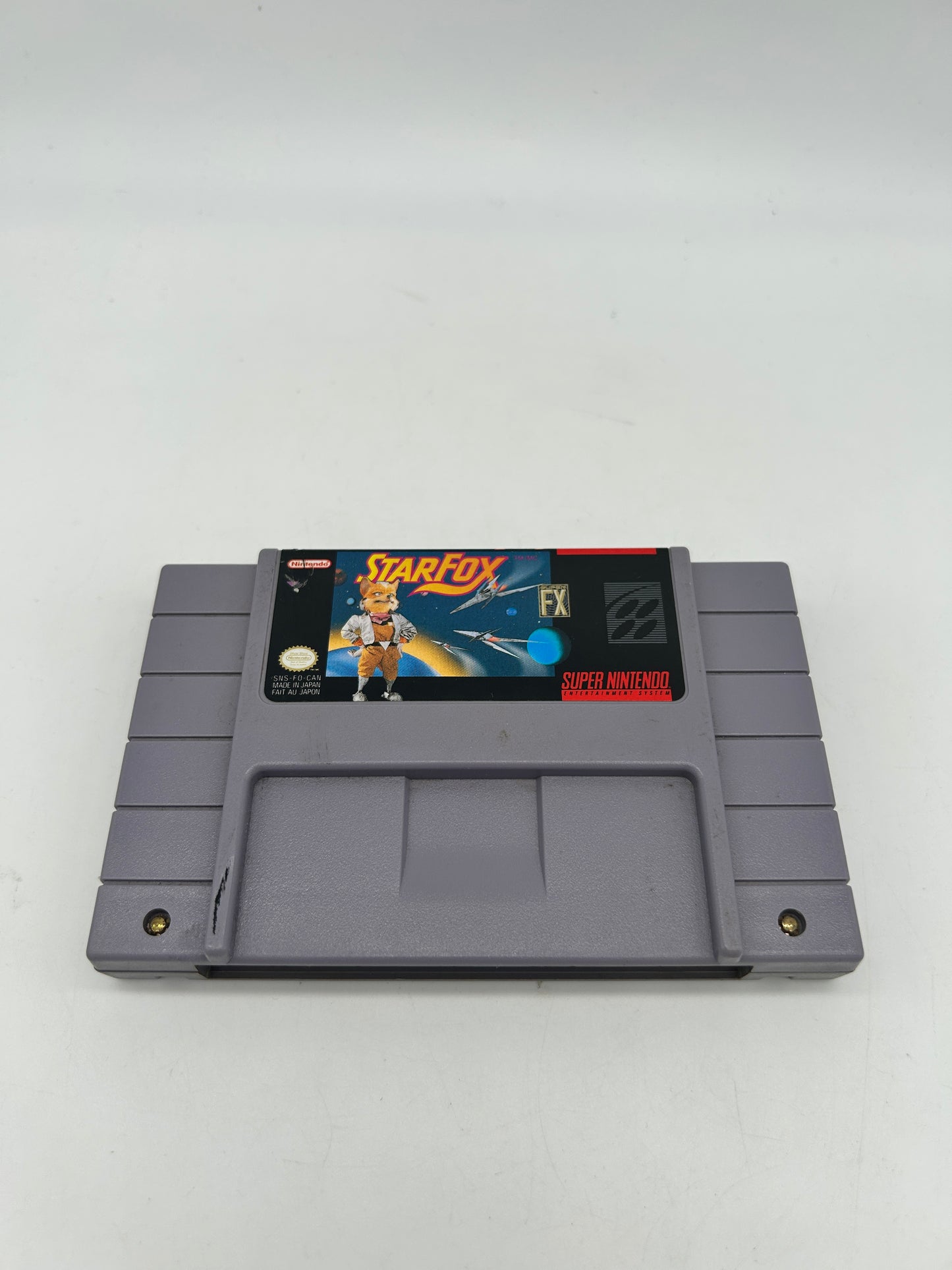 PiXEL-RETRO.COM : SUPER NINTENDO NES (SNES) GAME NTSC STAR FOX STARFOX