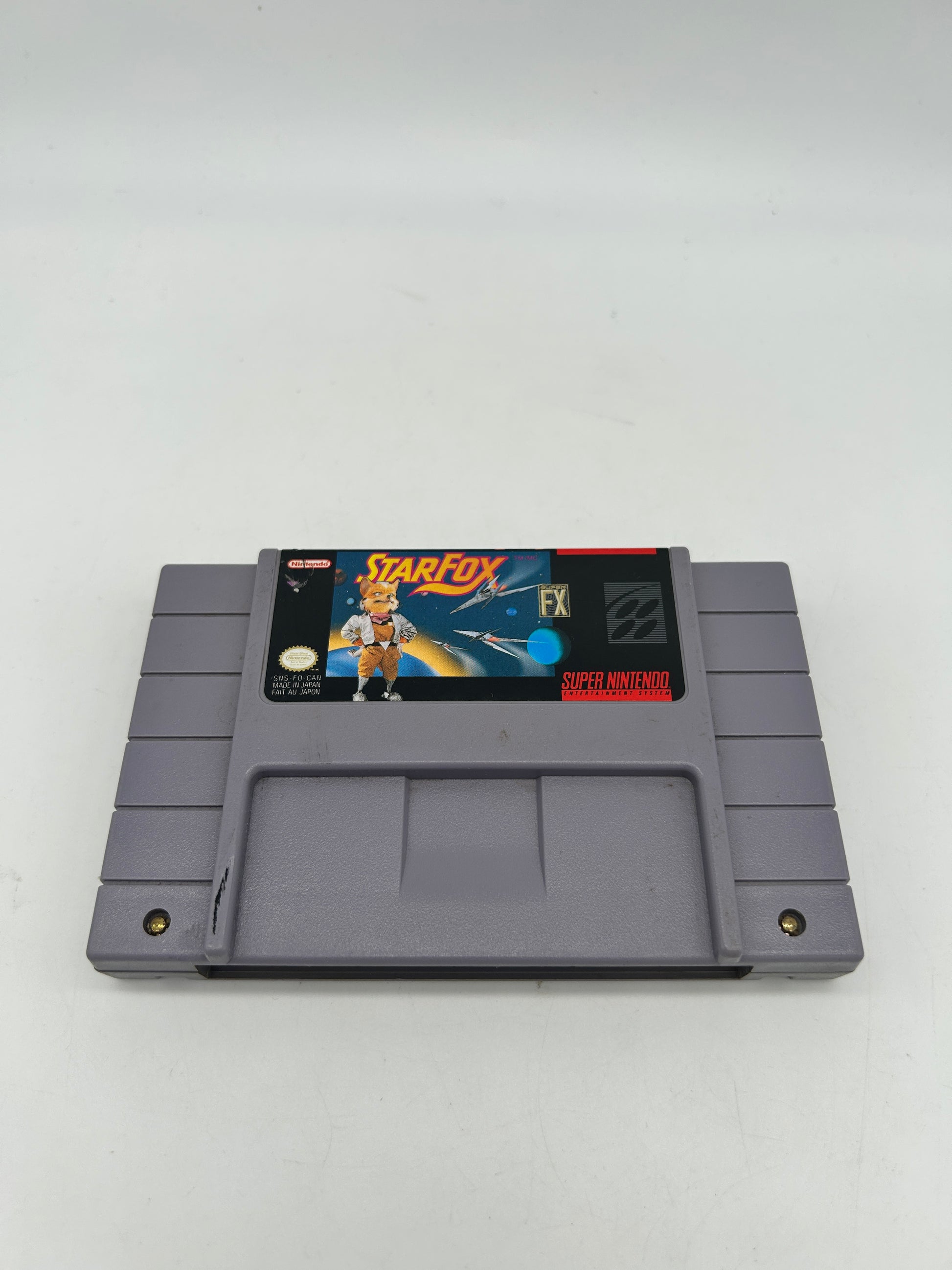 PiXEL-RETRO.COM : SUPER NINTENDO NES (SNES) GAME NTSC STAR FOX STARFOX