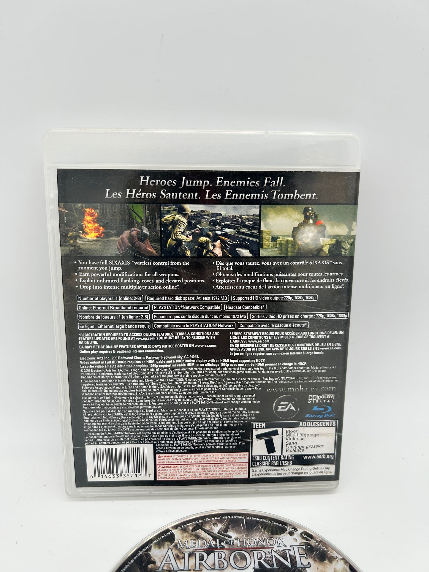 SONY PLAYSTATiON 3 [PS3] | MEDAL OF HONOR AiRBORNE