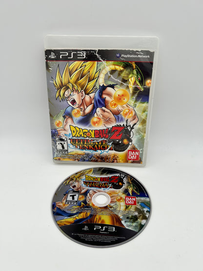 PiXEL-RETRO.COM : SONY PLAYSTATION 3 (PS3) COMPLET CIB BOX MANUAL GAME NTSC DRAGON BALL Z ULTIMATE TENKAICHI