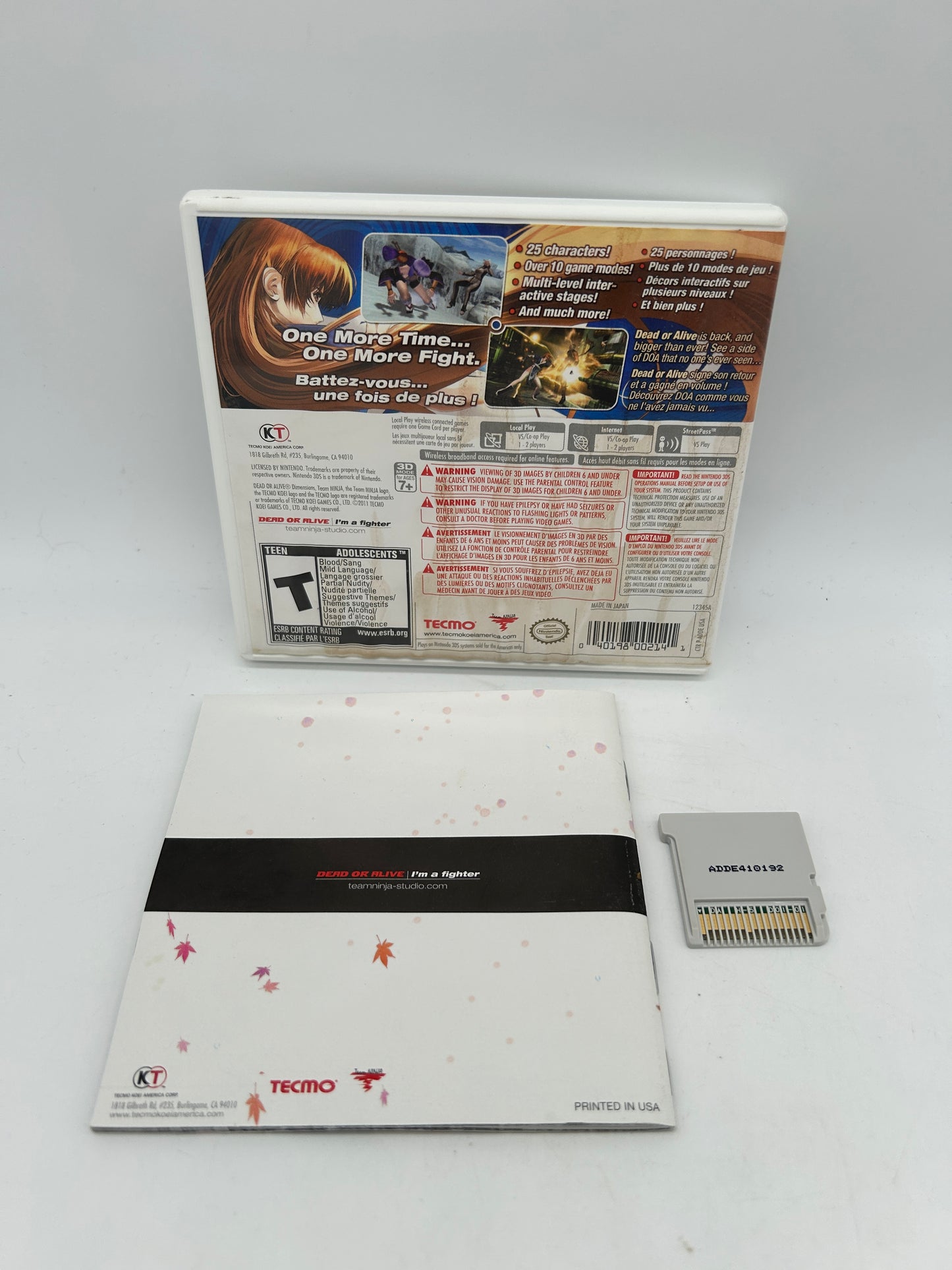 NiNTENDO 3DS | DEAD OR ALiVE DiMENSiONS