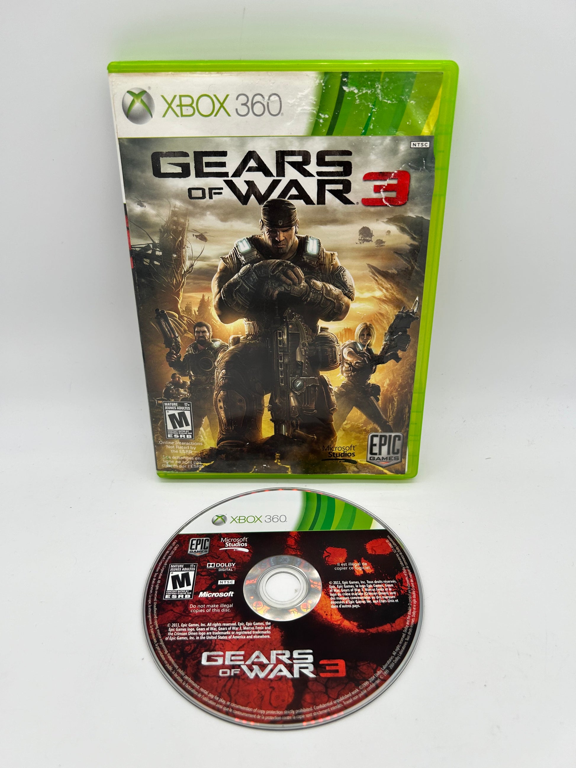 PiXEL-RETRO.COM : MICROSOFT XBOX 360 COMPLETE CIB BOX MANUAL GAME NTSC GEAR OF WAR 3