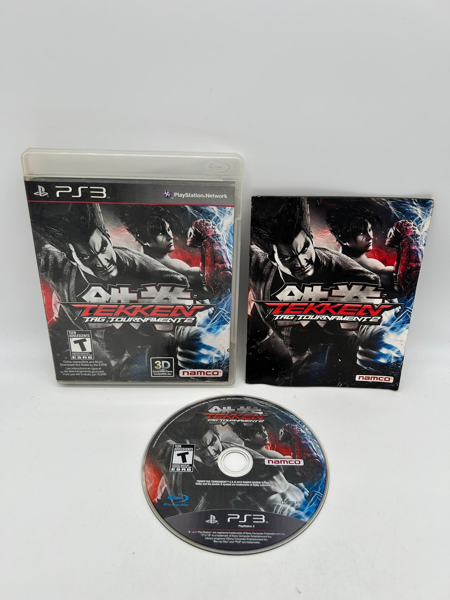 PiXEL-RETRO.COM : SONY PLAYSTATION 3 (PS3) COMPLET CIB BOX MANUAL GAME NTSC TEKKEN TAG TOURNAMENT 2