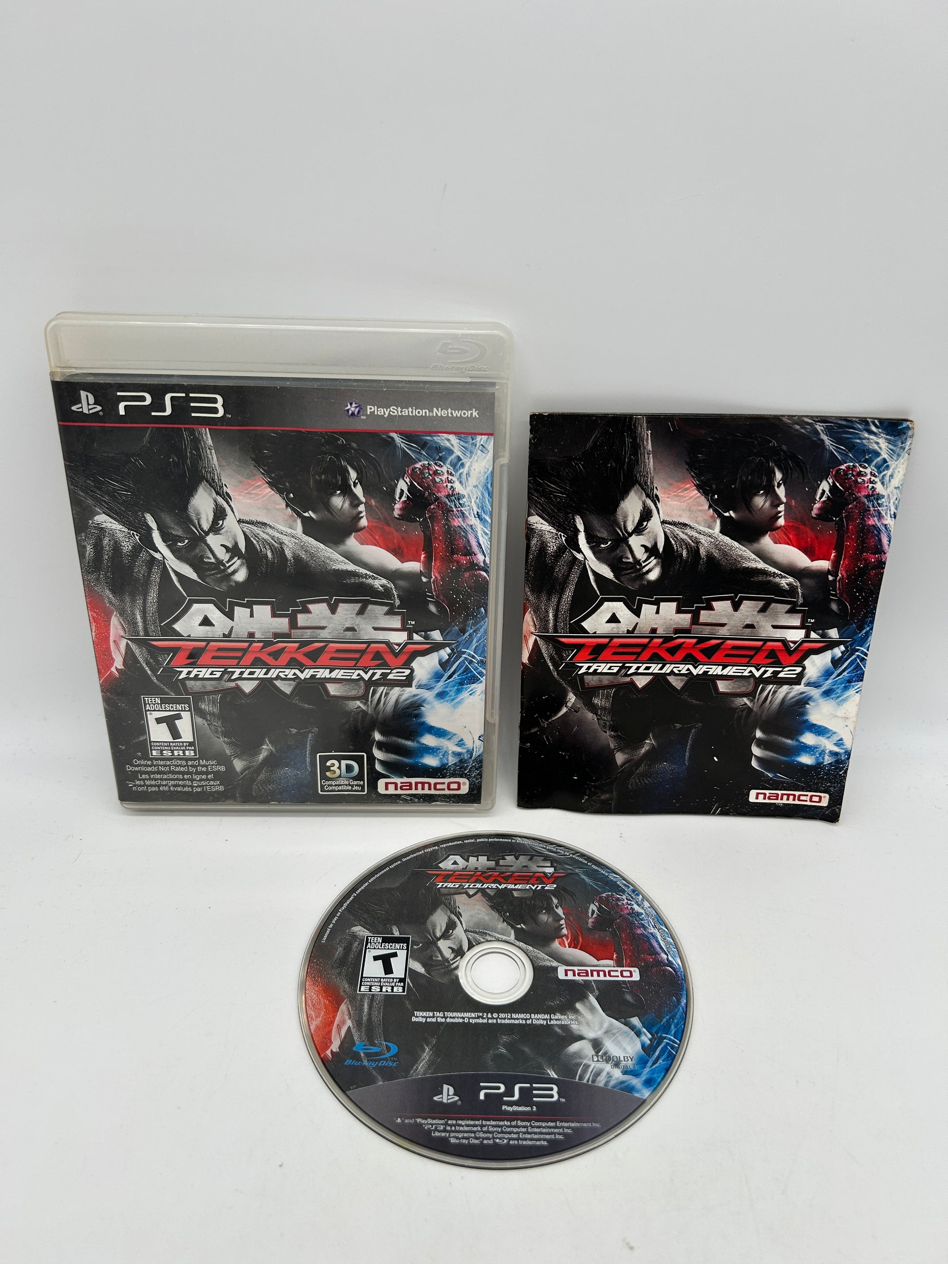 PiXEL-RETRO.COM : SONY PLAYSTATION 3 (PS3) COMPLET CIB BOX MANUAL GAME NTSC TEKKEN TAG TOURNAMENT 2
