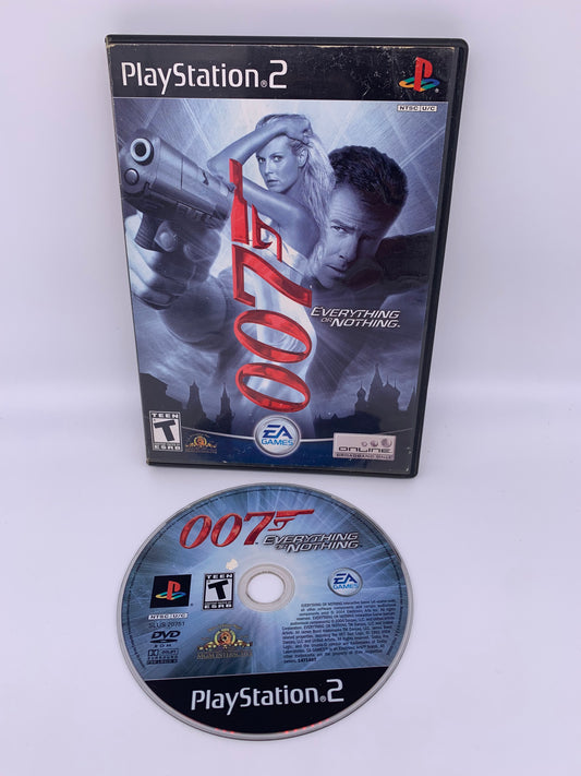 PiXEL-RETRO.COM : SONY PLAYSTATION 2 (PS2) COMPLET CIB BOX MANUAL GAME NTSC 007 EVERYTHING OR NOTHING