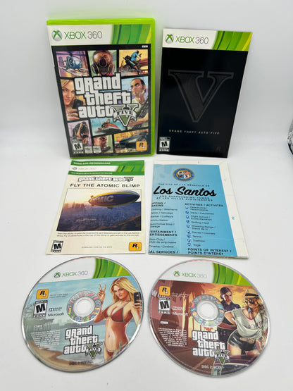 PiXEL-RETRO.COM : MICROSOFT XBOX 360 COMPLETE CIB BOX MANUAL GAME NTSC GRAND THEFT AUTO V FIVE 5