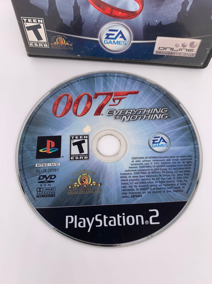 SONY PLAYSTATiON 2 [PS2] | 007 EVERYTHiNG OR NOTHiNG