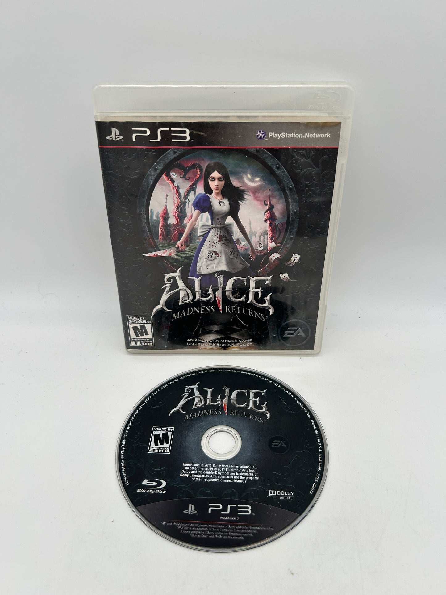 PiXEL-RETRO.COM : SONY PLAYSTATION 3 (PS3) COMPLET CIB BOX MANUAL GAME NTSC ALICE MADNESS RETURNS