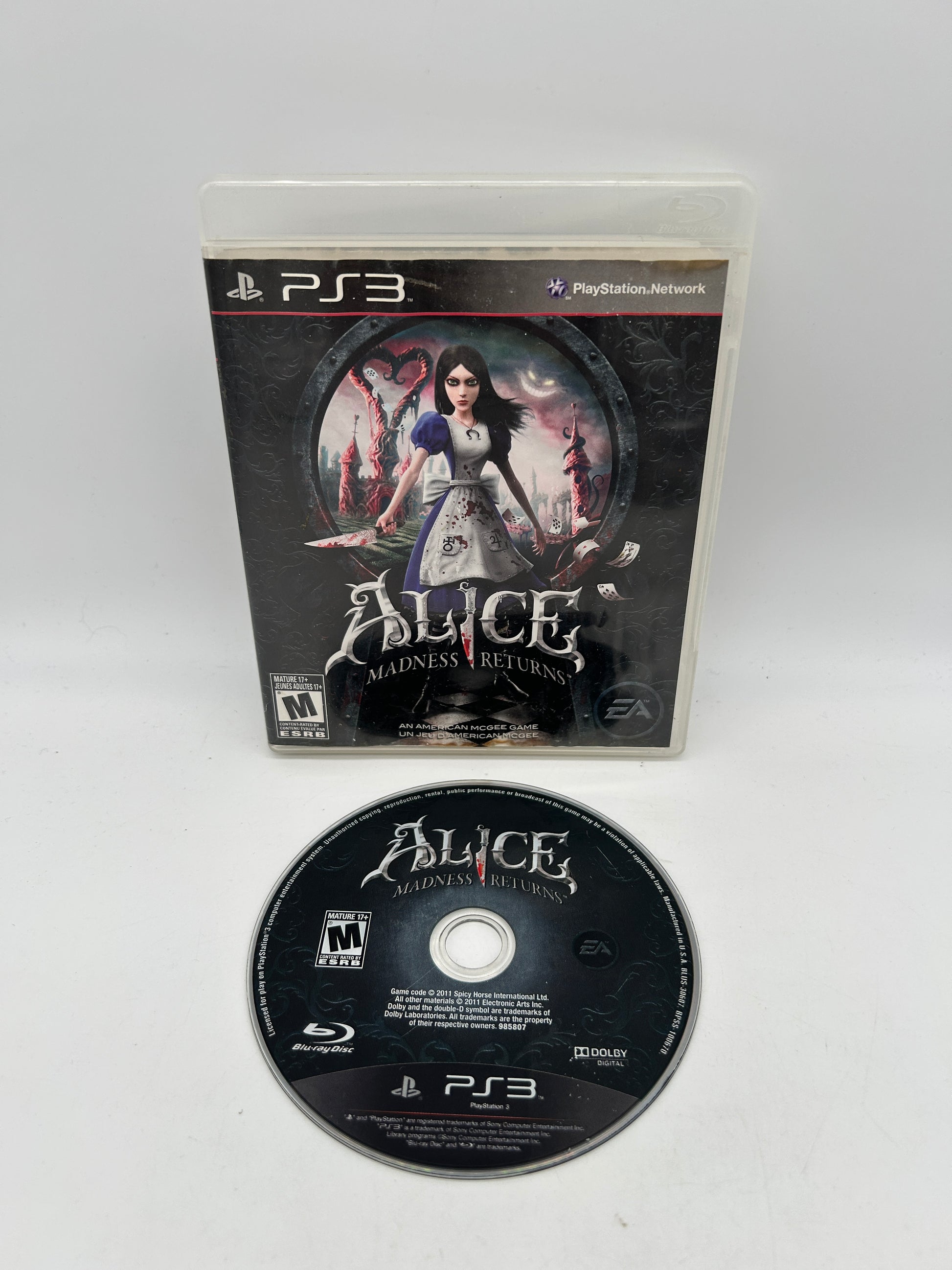 PiXEL-RETRO.COM : SONY PLAYSTATION 3 (PS3) COMPLET CIB BOX MANUAL GAME NTSC ALICE MADNESS RETURNS