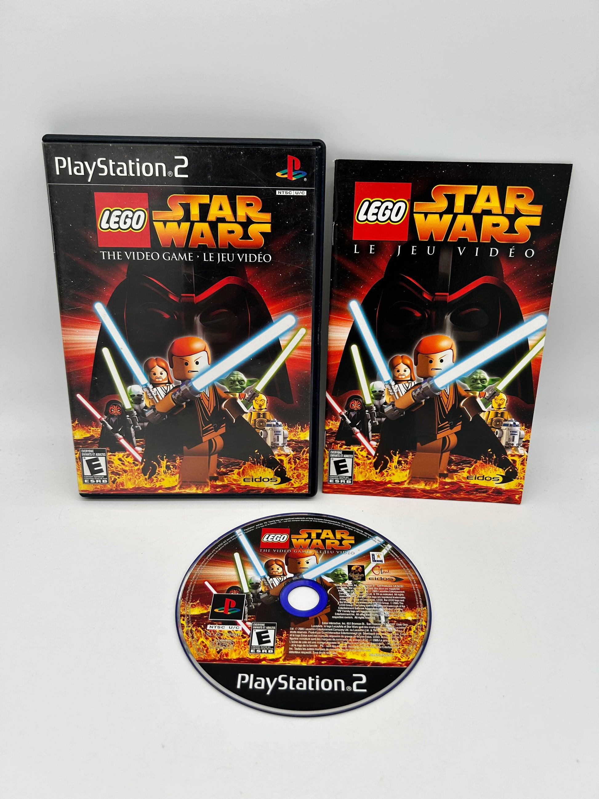 PiXEL-RETRO.COM : SONY PLAYSTATION 2 (PS2) COMPLET CIB BOX MANUAL GAME NTSC LEGO STAR WARS THE VIDEO GAME