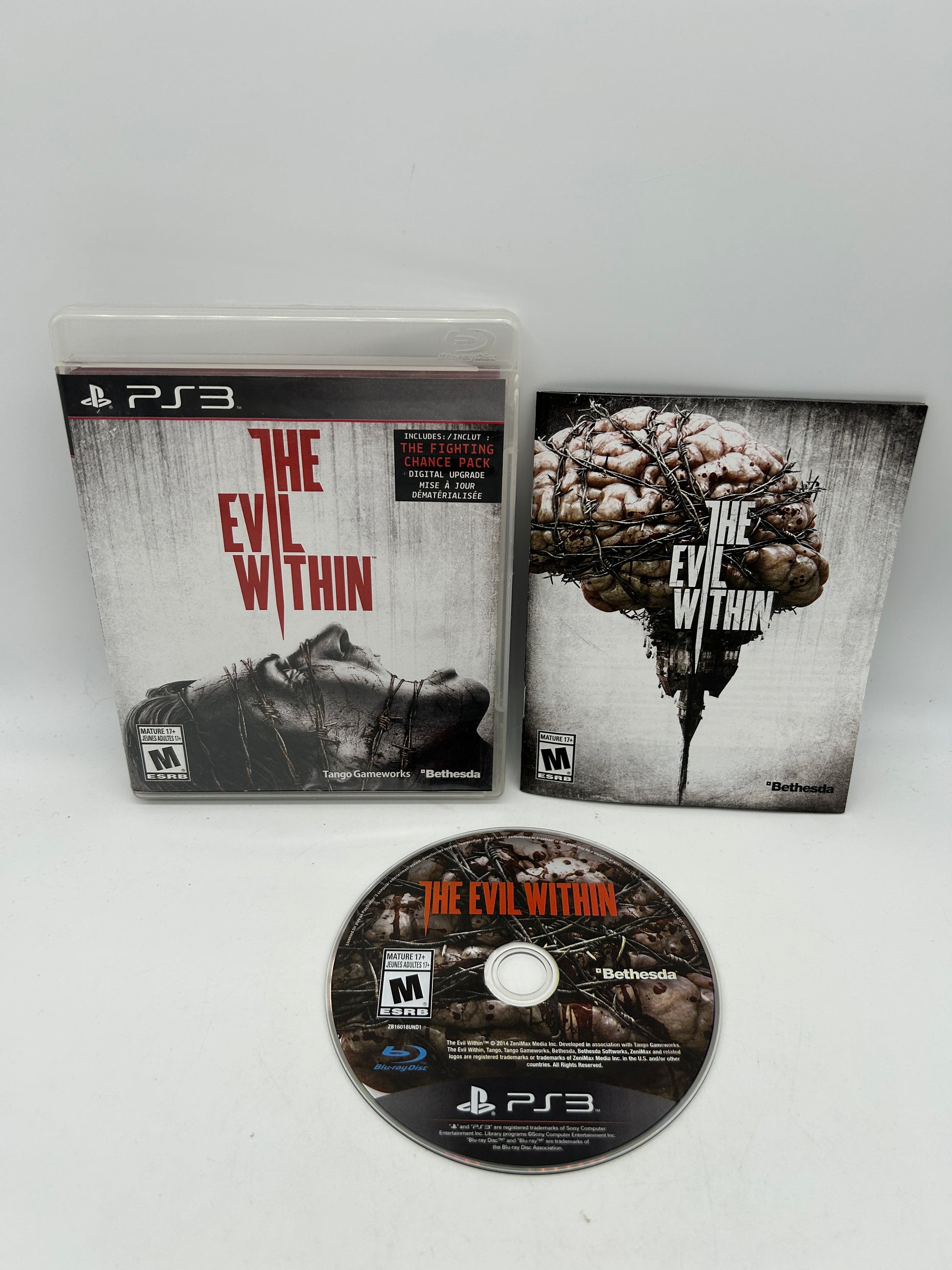 PiXEL-RETRO.COM : SONY PLAYSTATION 3 (PS3) COMPLET CIB BOX MANUAL GAME NTSC THE EVIL WITHIN