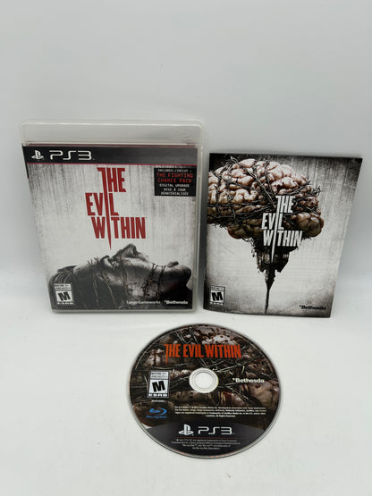 PiXEL-RETRO.COM : SONY PLAYSTATION 3 (PS3) COMPLET CIB BOX MANUAL GAME NTSC THE EVIL WITHIN