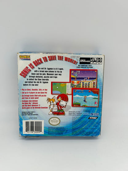 NiNTENDO GAME BOY ADVANCE [GBA] | SONiC ADVANCE
