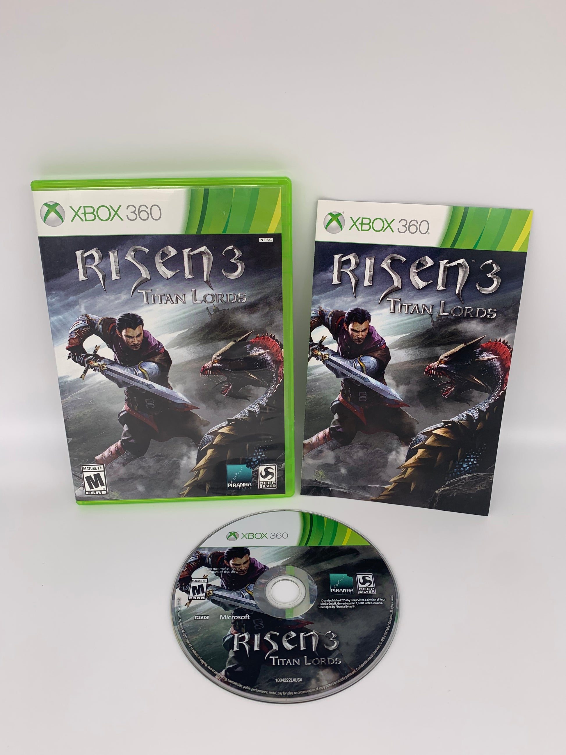 PiXEL-RETRO.COM : MICROSOFT XBOX 360 COMPLETE CIB BOX MANUAL GAME NTSC RISEN 3 TITAN LORDS