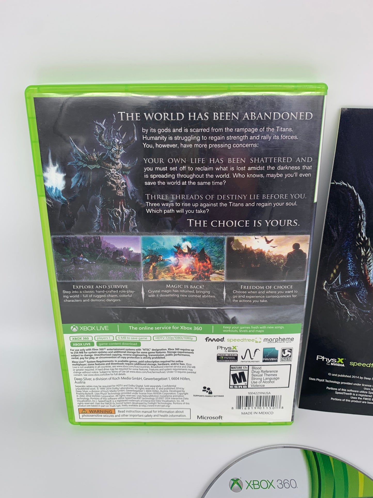 MiCROSOFT XBOX 360 | RiSEN 3 TiTAN LORDS