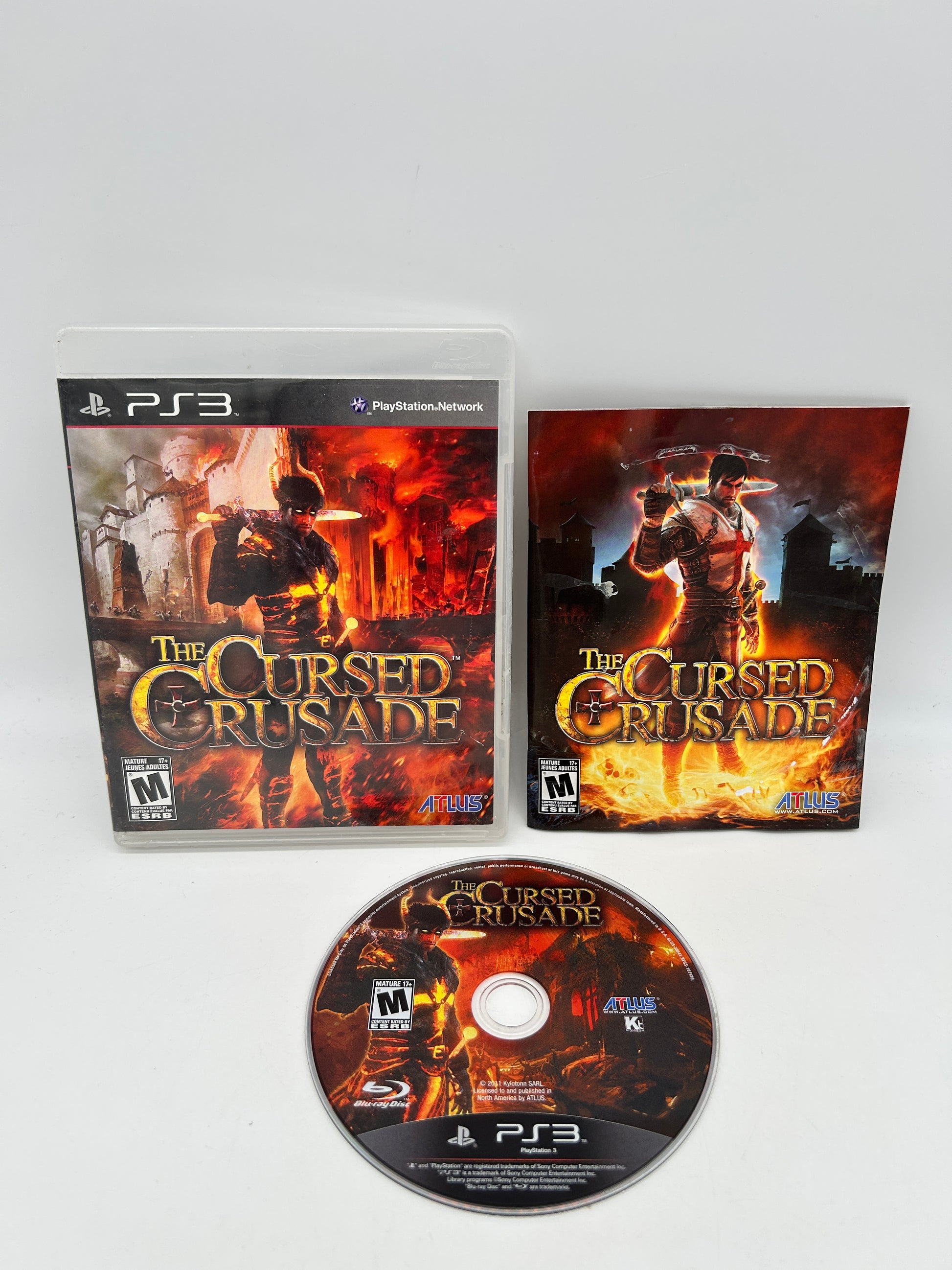 PiXEL-RETRO.COM : SONY PLAYSTATION 3 (PS3) COMPLET CIB BOX MANUAL GAME NTSC THE CURSED CRUSADE