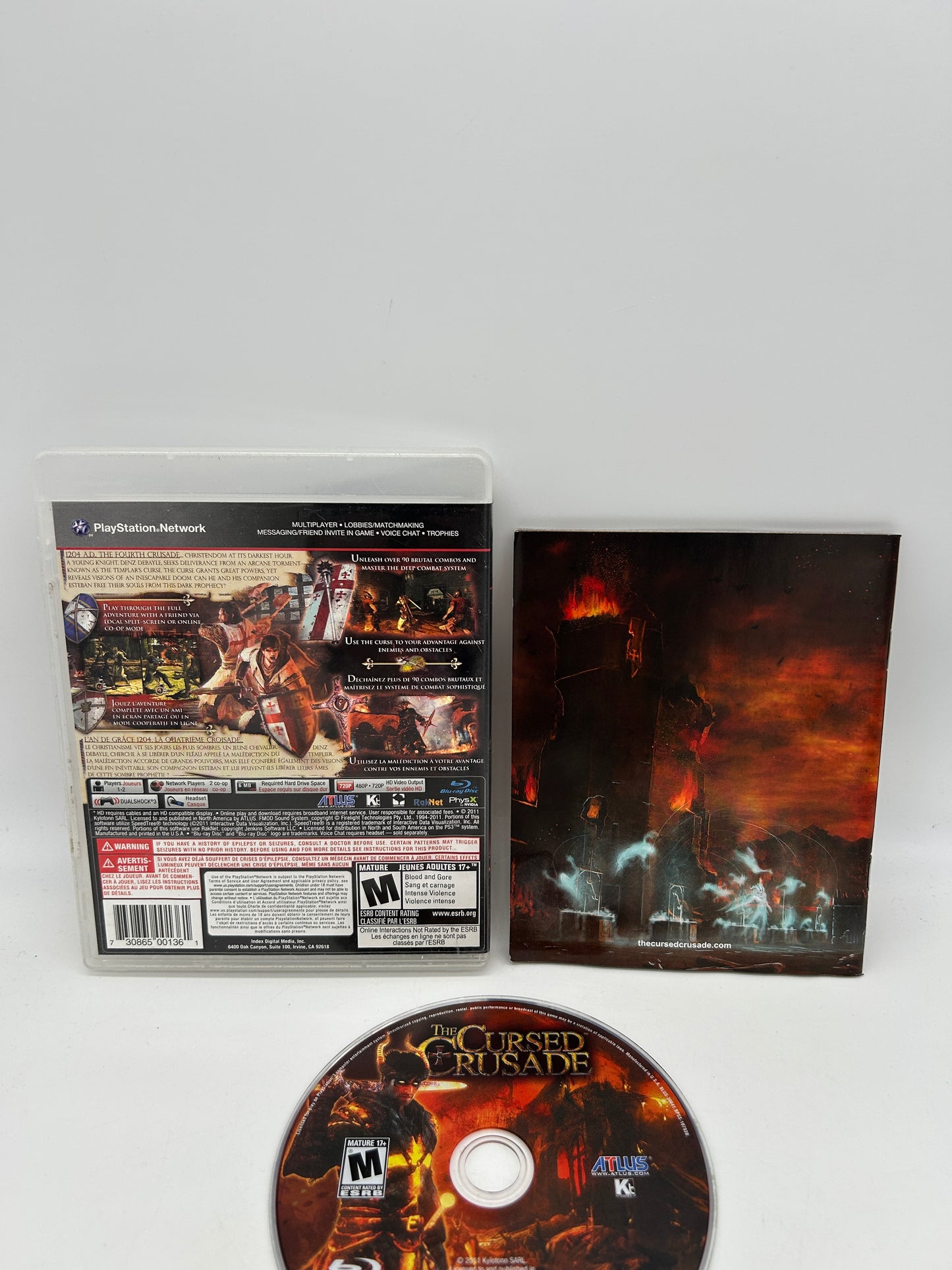 SONY PLAYSTATiON 3 [PS3] | THE CURSED CRUSADE