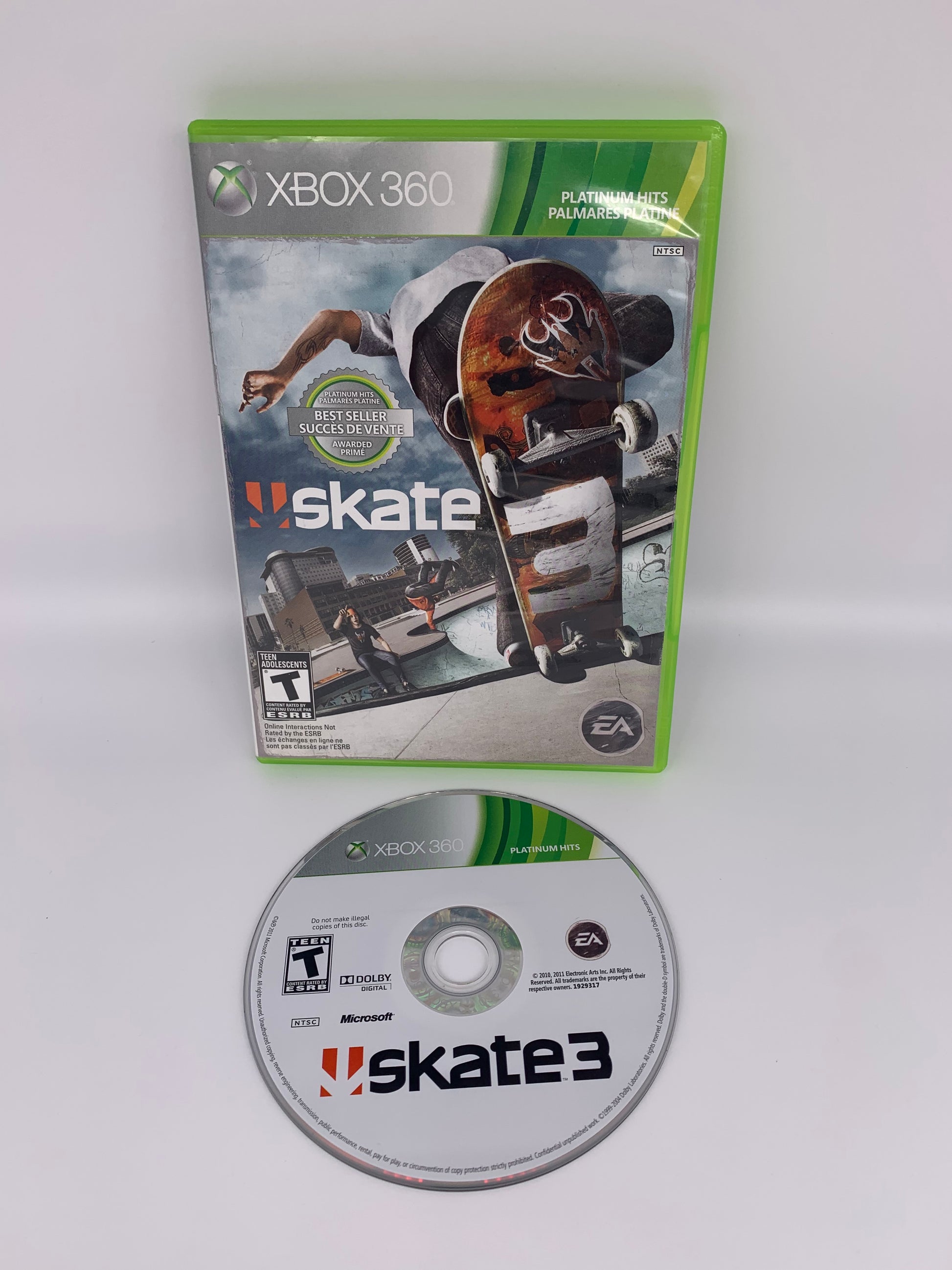 PiXEL-RETRO.COM : MICROSOFT XBOX 360 COMPLETE CIB BOX MANUAL GAME NTSC SKATE 3