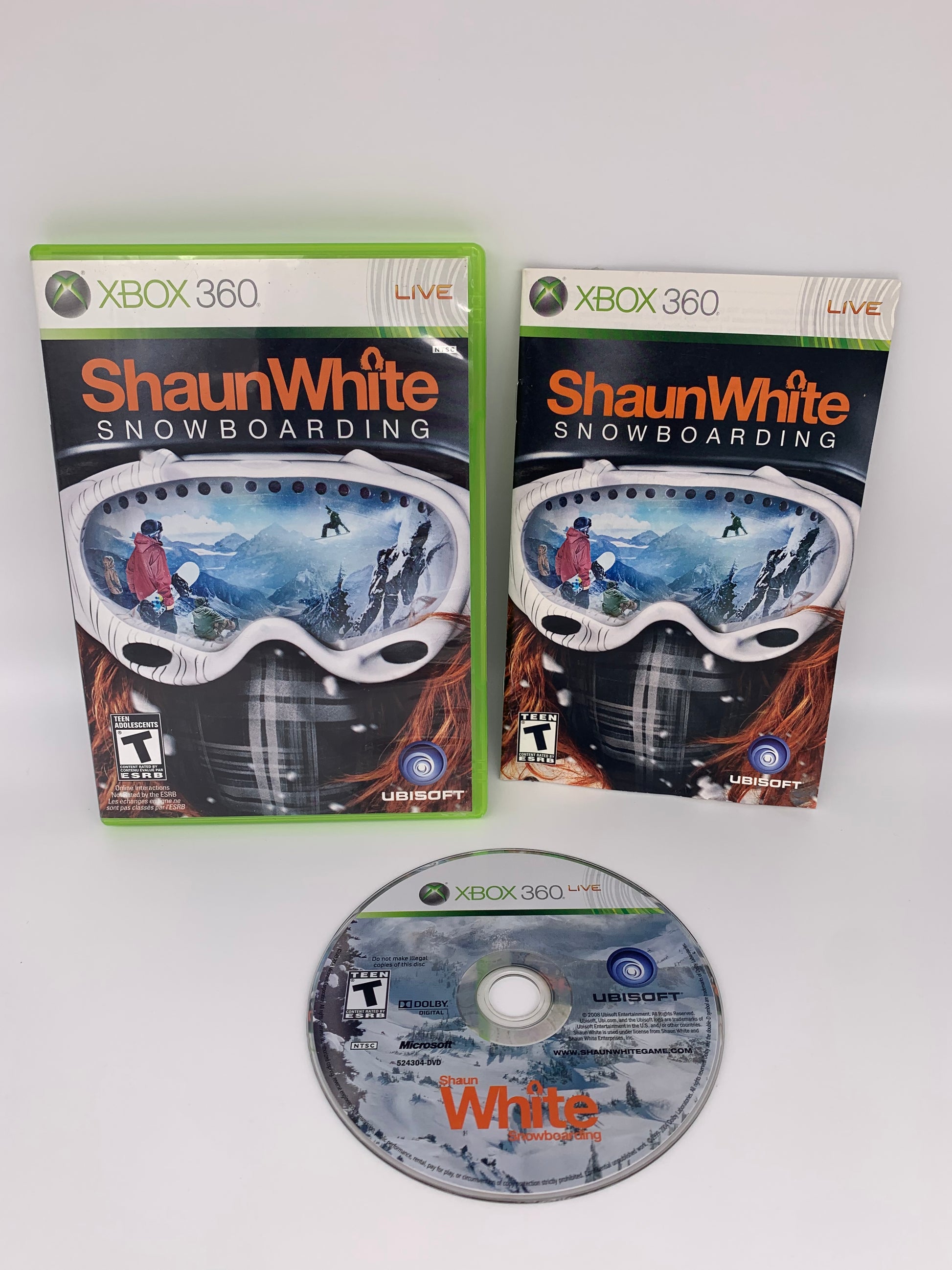 PiXEL-RETRO.COM : MICROSOFT XBOX 360 COMPLETE CIB BOX MANUAL GAME NTSC SHAUN WHITE SNOWBORDING