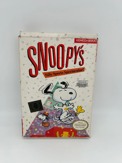 NiNTENDO [NES] ORiGiNAL | SNOOPYS SiLLY SPORTS SPECTACULAR