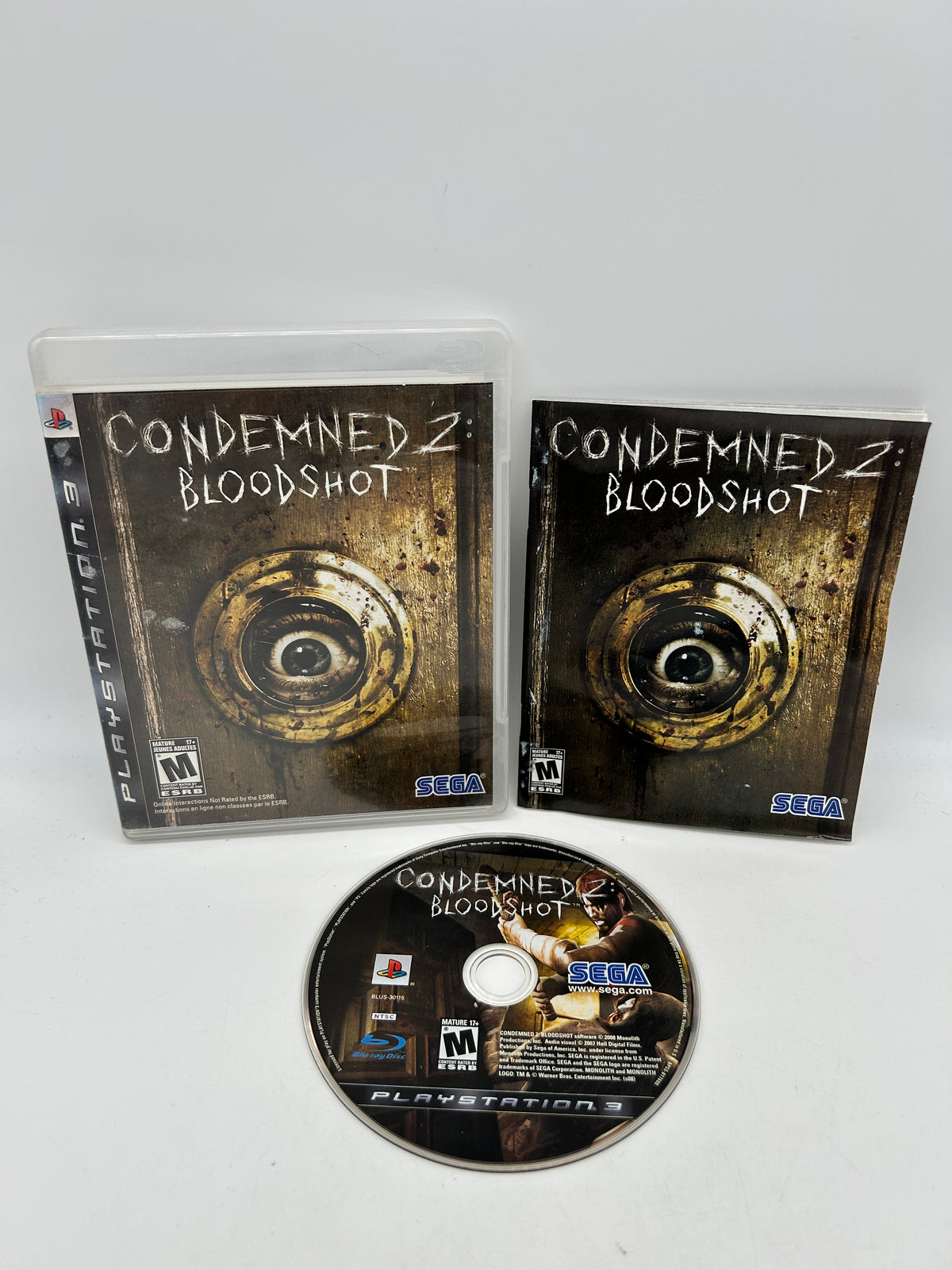 PiXEL-RETRO.COM : SONY PLAYSTATION 3 (PS3) COMPLET CIB BOX MANUAL GAME NTSC CONDEMNED 2 BLOODSHOT