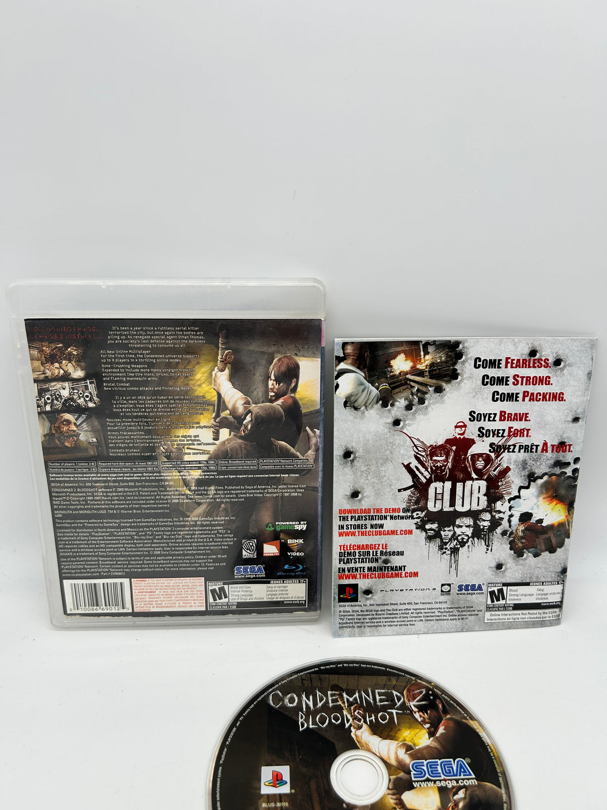 SONY PLAYSTATION 3 [PS3] | CONDEMNED 2 BLOODSHOT