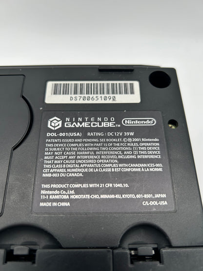 NiNTENDO GAMECUBE [NGC] CONSOLE | MODEL BLACK DOL-001 USA