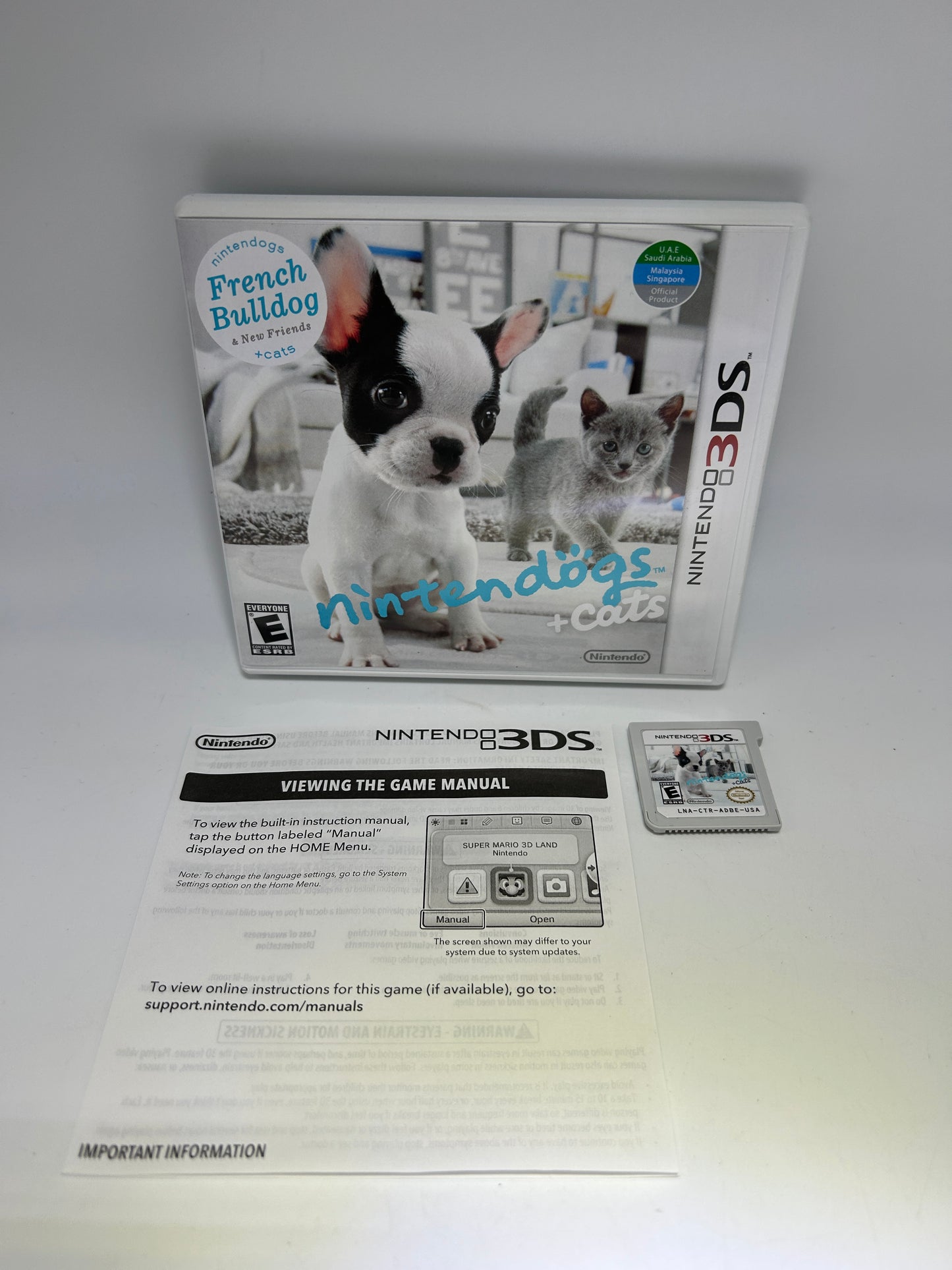 PiXEL-RETRO.COM : NINTENDO 3DS (3DS) GAME NTSC NINTENDOGS + CATS FRENCH BULLDOG & NEW FRIENDS