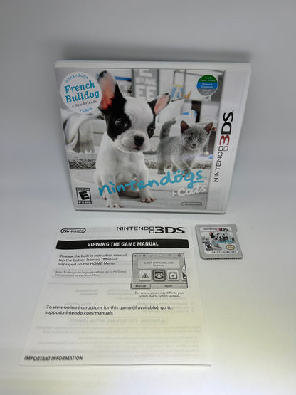 PiXEL-RETRO.COM : NINTENDO 3DS (3DS) GAME NTSC NINTENDOGS + CATS FRENCH BULLDOG & NEW FRIENDS