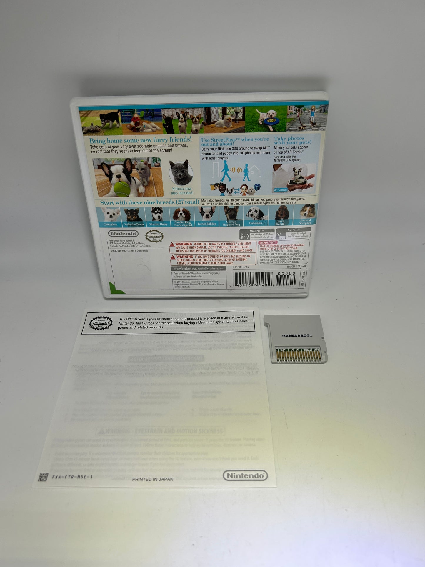 NINTENDO 3DS | NINTENDOGS + CATS FRENCH BULLDOG & NEW FRIENDS