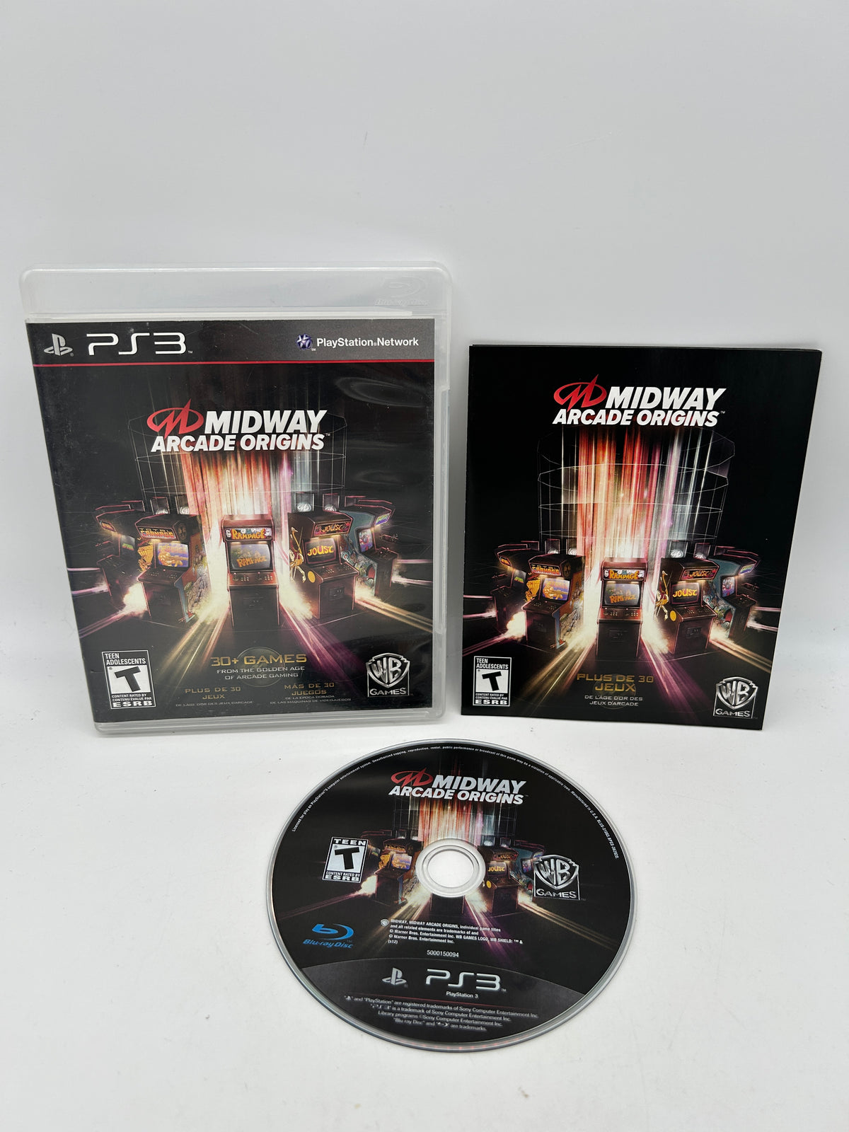 PiXEL-RETRO.COM : SONY PLAYSTATION 3 (PS3) COMPLET CIB BOX MANUAL GAME NTSC MIDWAY ARCADE ORIGINS