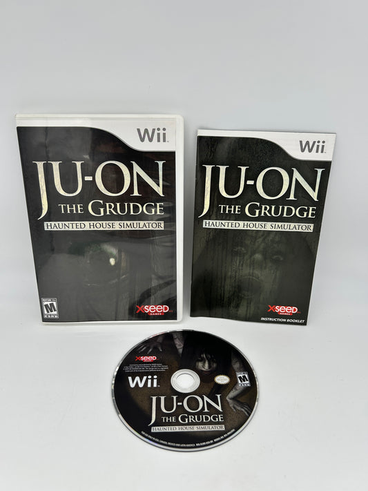 PiXEL-RETRO.COM : NINTENDO WII COMPLET CIB BOX MANUAL GAME NTSC JU-ON THE GRUDGE HAUNTED HOUSE SIMULATOR