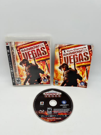 PiXEL-RETRO.COM : SONY PLAYSTATION 3 (PS3) COMPLET CIB BOX MANUAL GAME NTSC TOM CLANCY'S RAINBOW SIX VEGAS