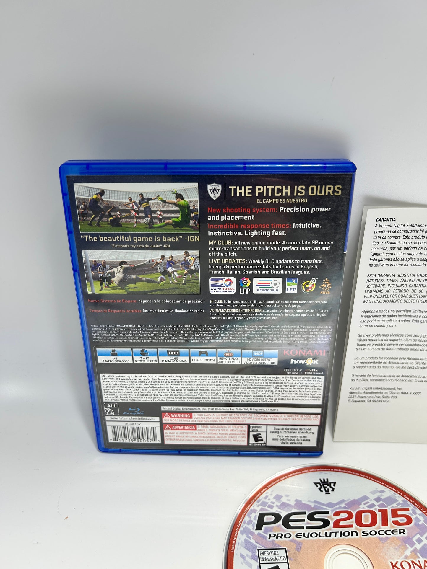 SONY PLAYSTATiON 4 [PS4] | PRO EVOLUTiON SOCCER PES 2015