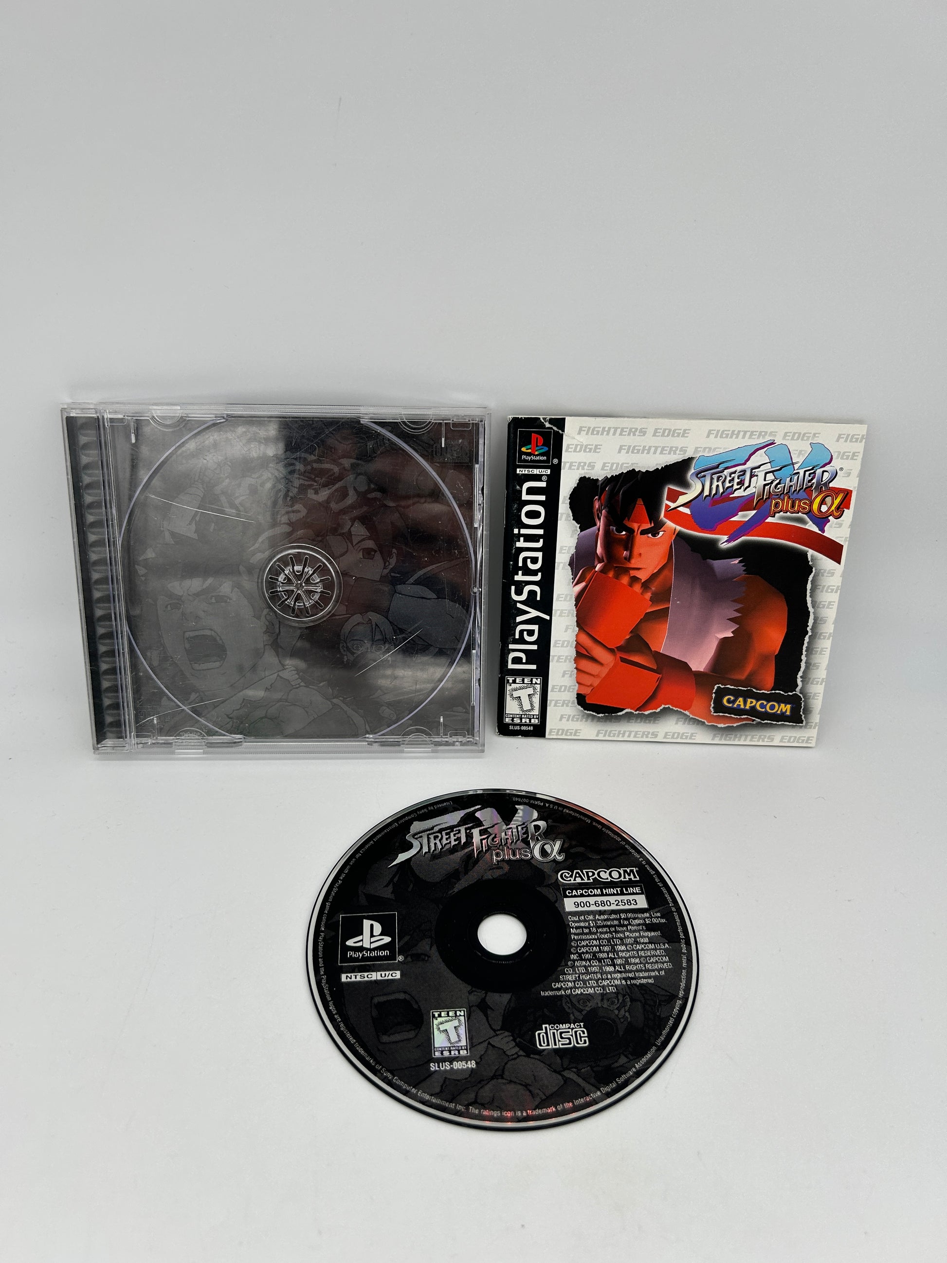 PiXEL-RETRO.COM : SONY PLAYSTATION (PS1) COMPLETE CIB BOX MANUAL GAME NTSC STREET FIGHTER EX ALPHA FIGHTER'S EDGE