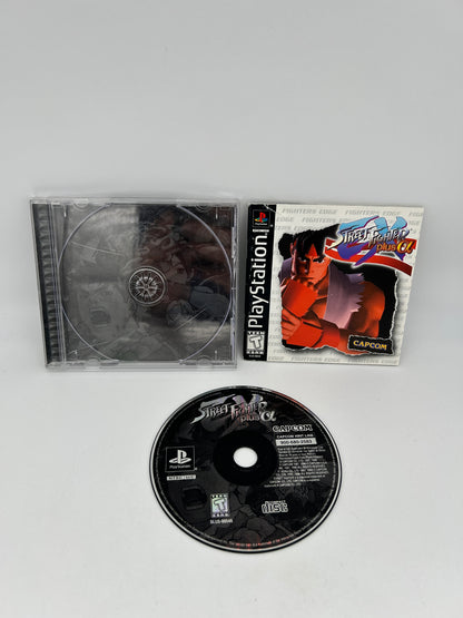 PiXEL-RETRO.COM : SONY PLAYSTATION (PS1) COMPLETE CIB BOX MANUAL GAME NTSC STREET FIGHTER EX ALPHA FIGHTER'S EDGE