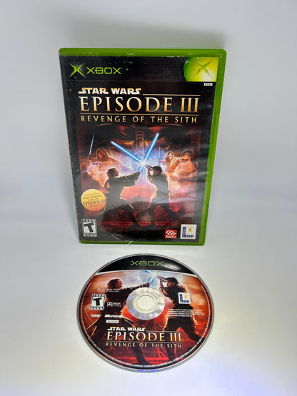 PiXEL-RETRO.COM : MICROSOFT XBOX COMPLETE CIB BOX MANUAL GAME NTSC STAR WARS EPiSODE III REVENGE OF THE SiTH