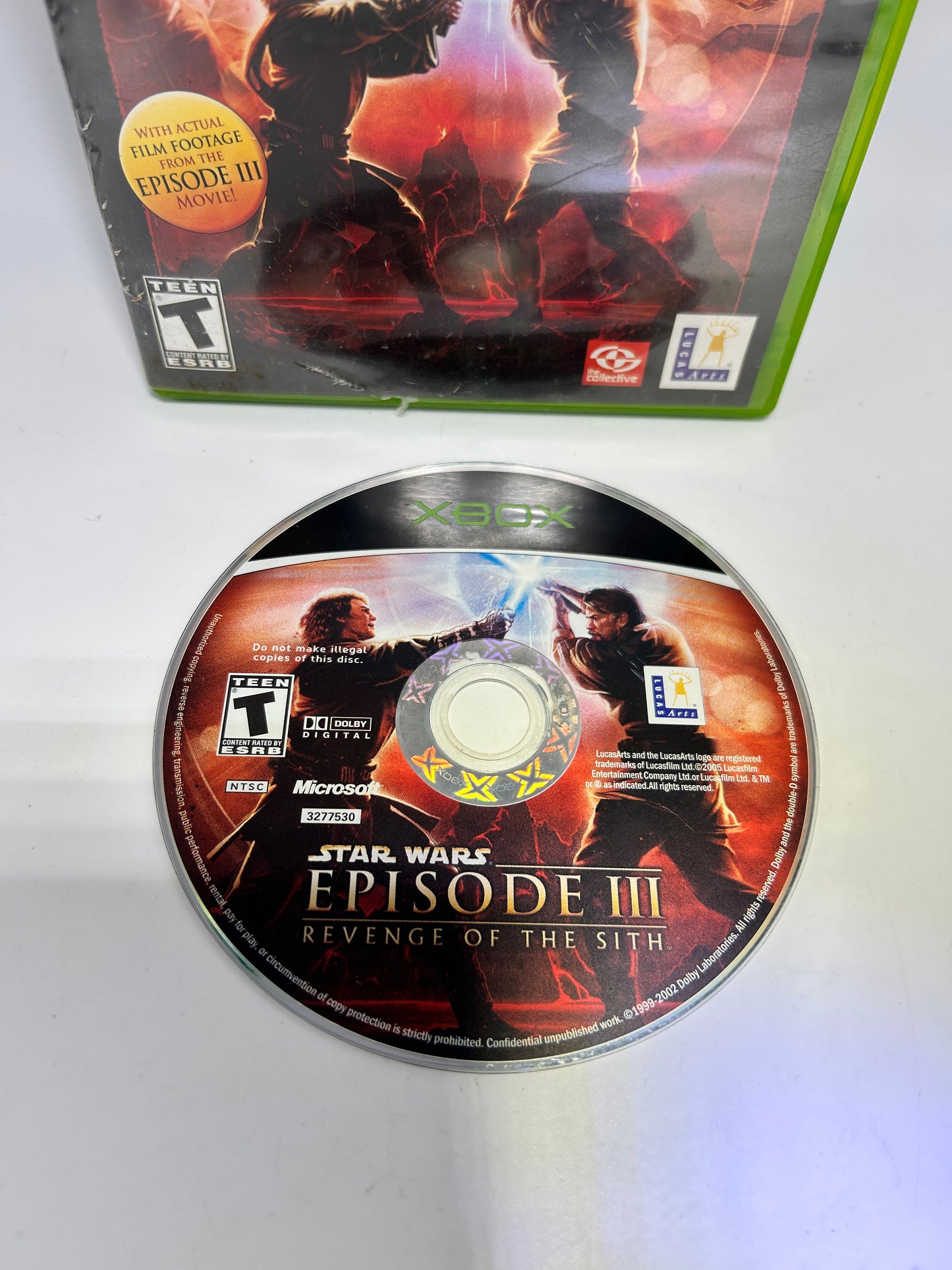 MiCROSOFT XBOX ORiGiNAL | STAR WARS EPiSODE III REVENGE OF THE SiTH