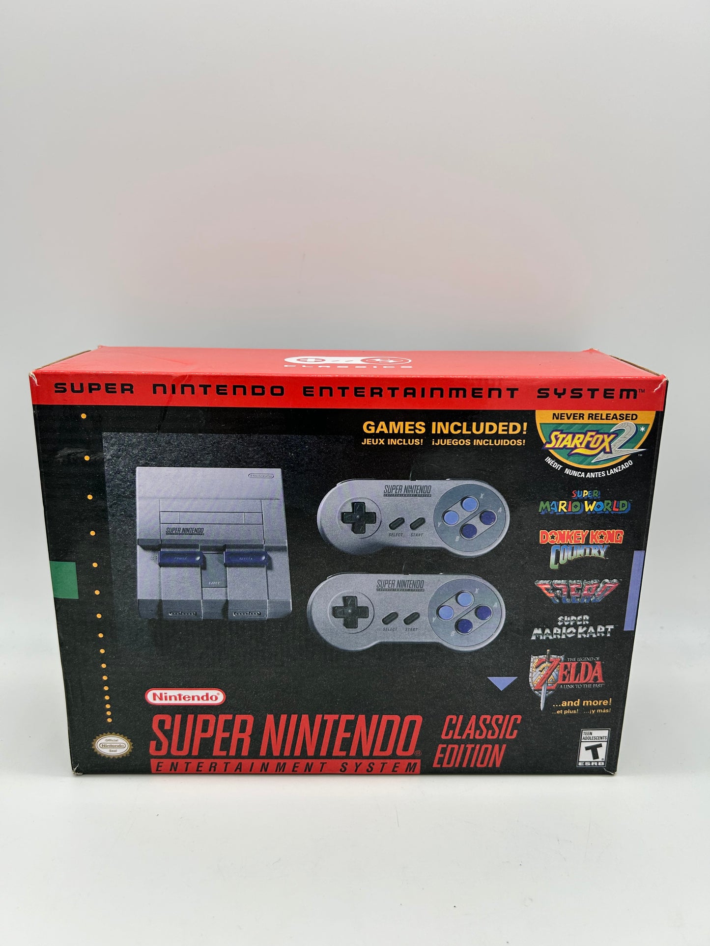 SUPER NiNTENDO [SNES] CLASSiC EDiTiON CONSOLE | MODEL CLV-201