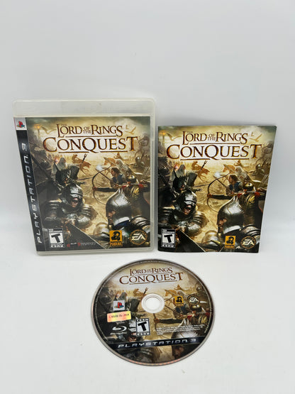 PiXEL-RETRO.COM : SONY PLAYSTATION 3 (PS3) COMPLET CIB BOX MANUAL GAME NTSC THE LORD OF THE RINGS CONQUEST