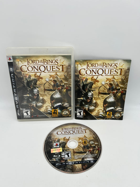 PiXEL-RETRO.COM : SONY PLAYSTATION 3 (PS3) COMPLET CIB BOX MANUAL GAME NTSC THE LORD OF THE RINGS CONQUEST