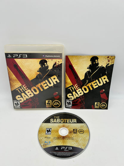 PiXEL-RETRO.COM : SONY PLAYSTATION 3 (PS3) COMPLET CIB BOX MANUAL GAME NTSC THE SABOTEUR
