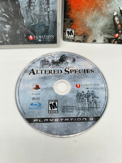 SONY PLAYSTATION 3 [PS3] | VAMPIRE RAIN ALTERED SPECIES