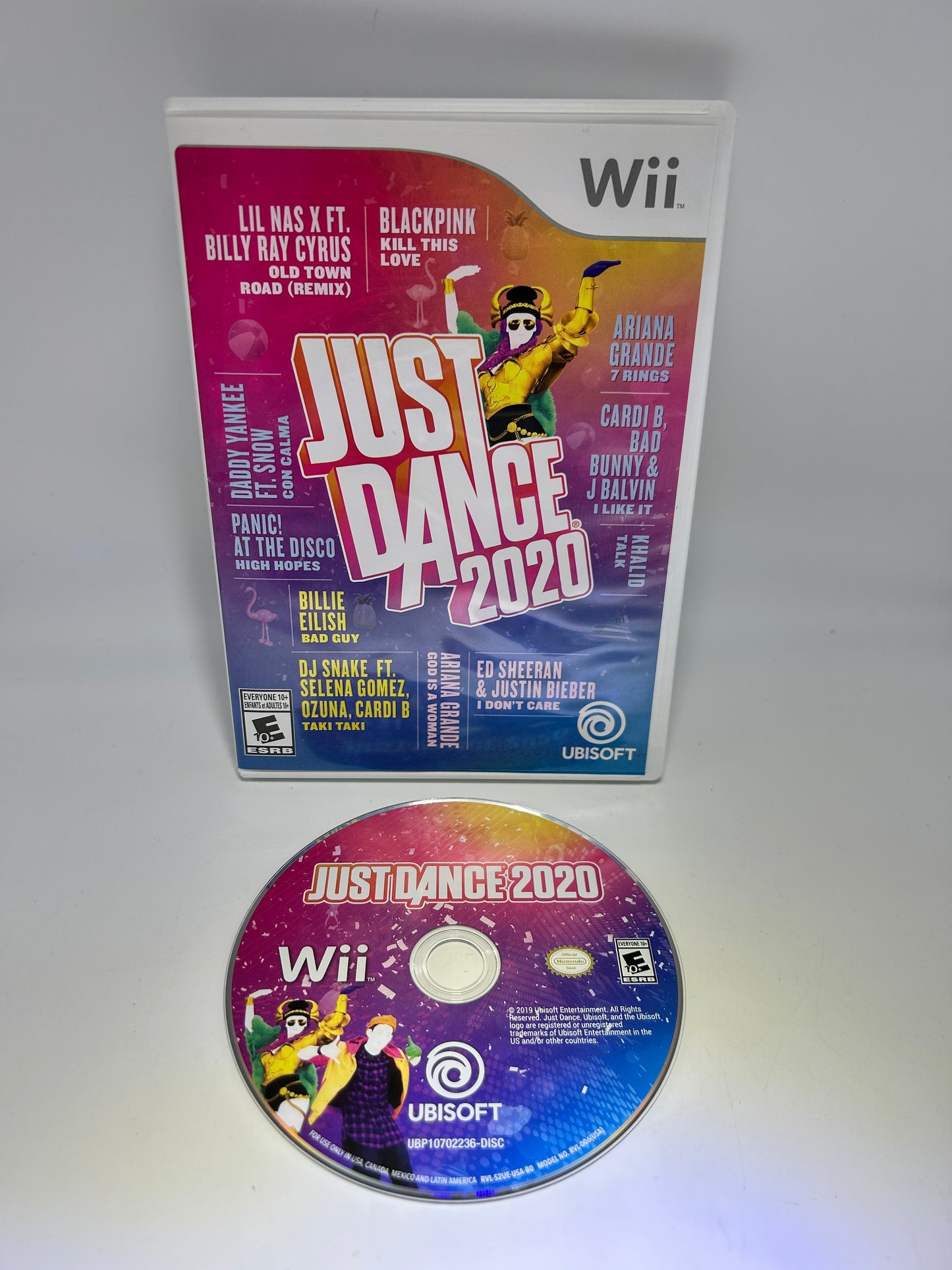 PiXEL-RETRO.COM : NINTENDO WII COMPLET CIB BOX MANUAL GAME NTSC JUST DANCE 2020