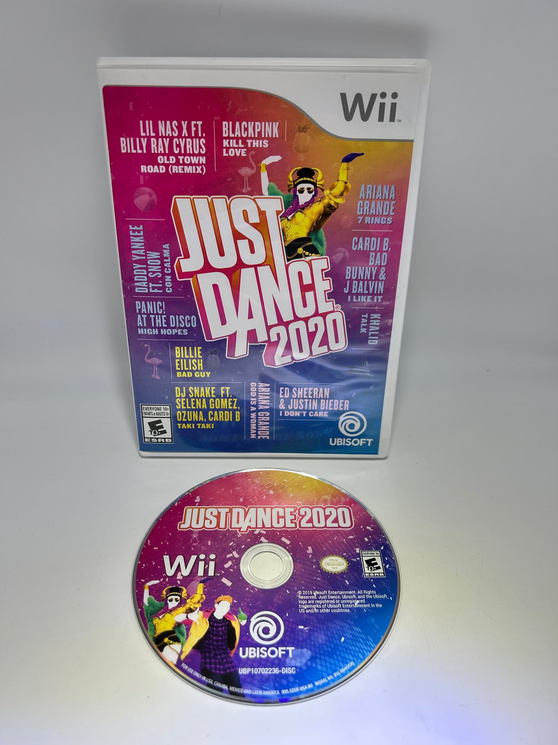 PiXEL-RETRO.COM : NINTENDO WII COMPLET CIB BOX MANUAL GAME NTSC JUST DANCE 2020